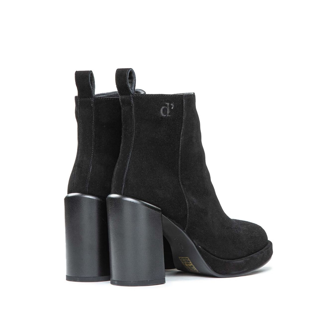 stivaletto pelle nera