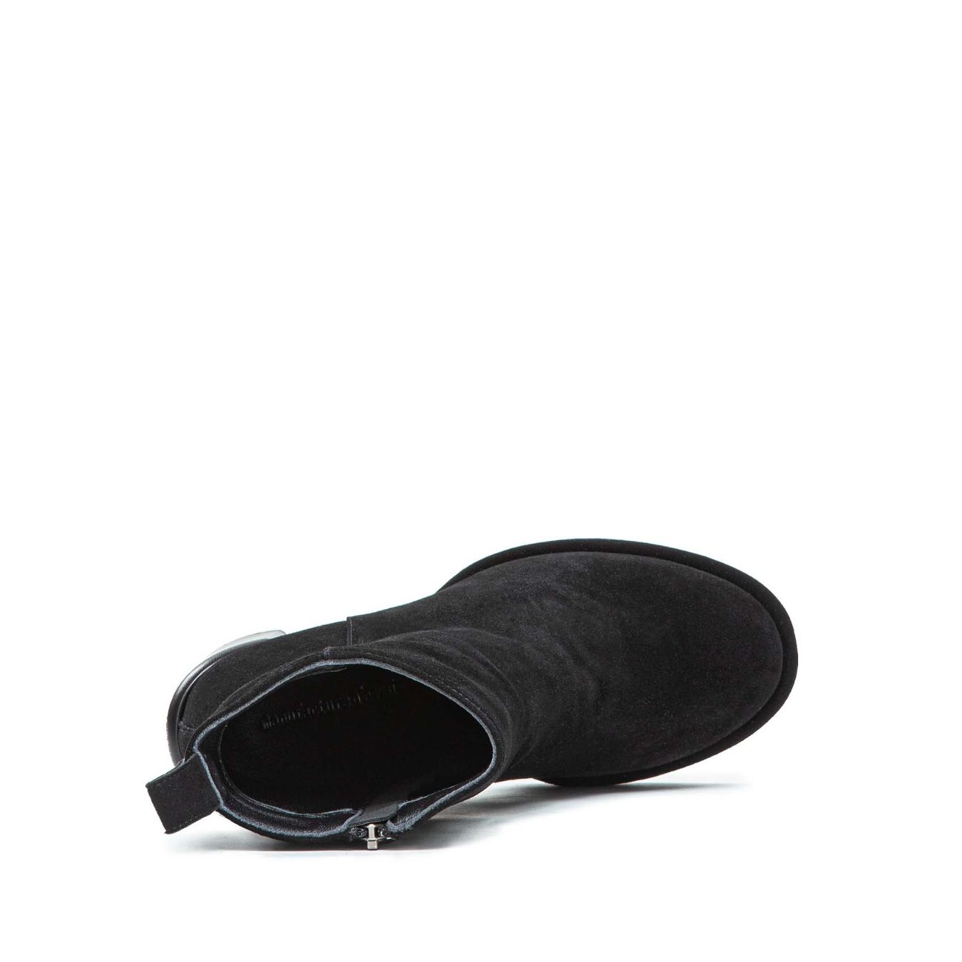 stivaletto camoscio nero