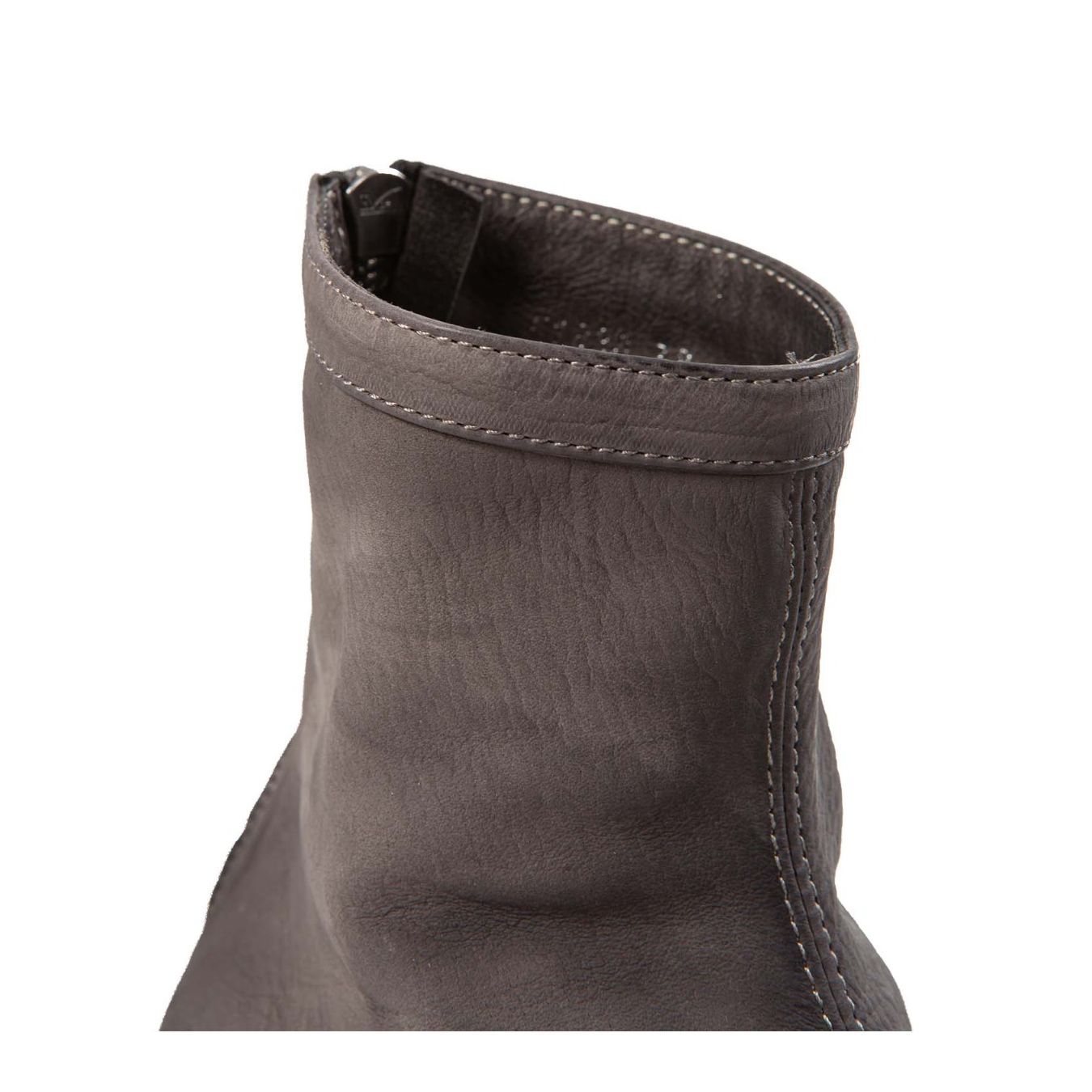 stivaletto cerniera retro cenere sopra