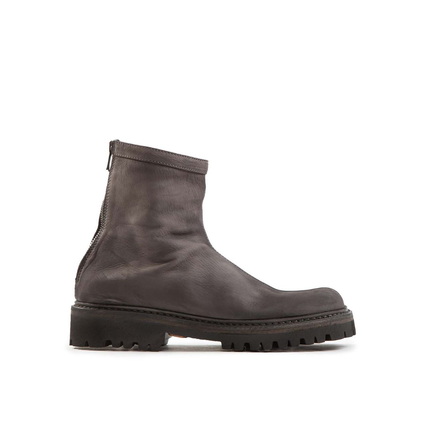 stivaletto cerniera retro cenere