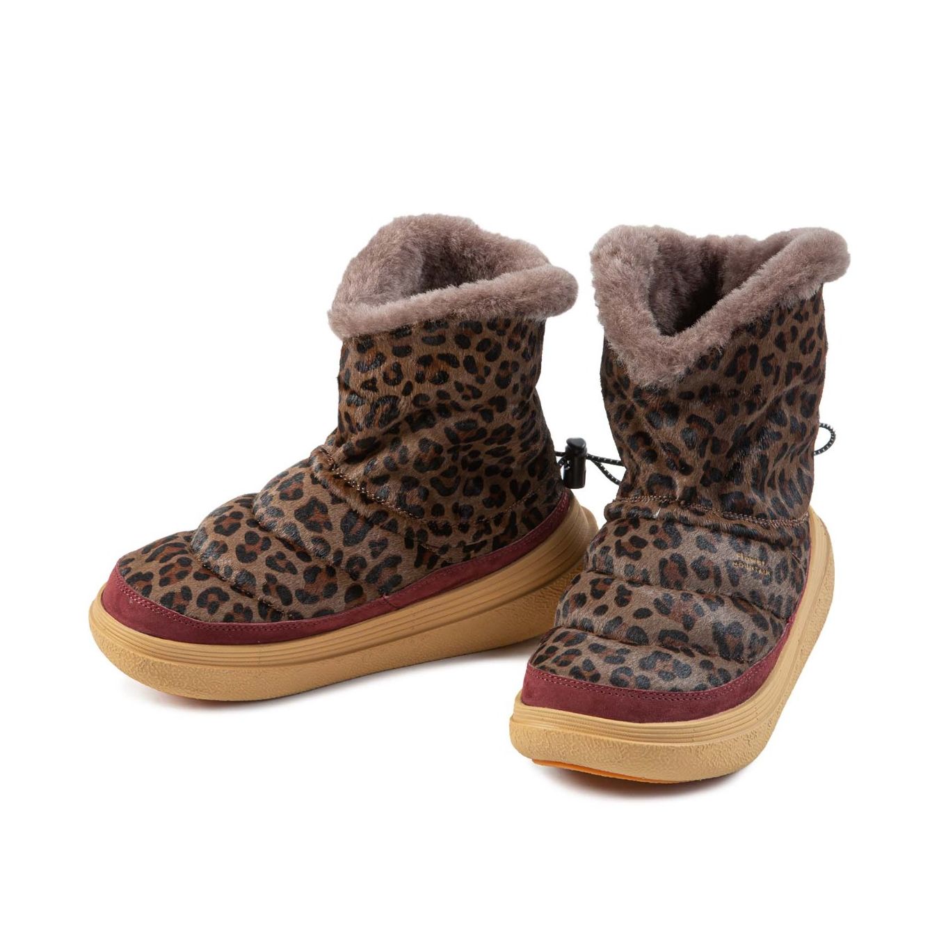 stivaletto FAM MID beige  leopardato
