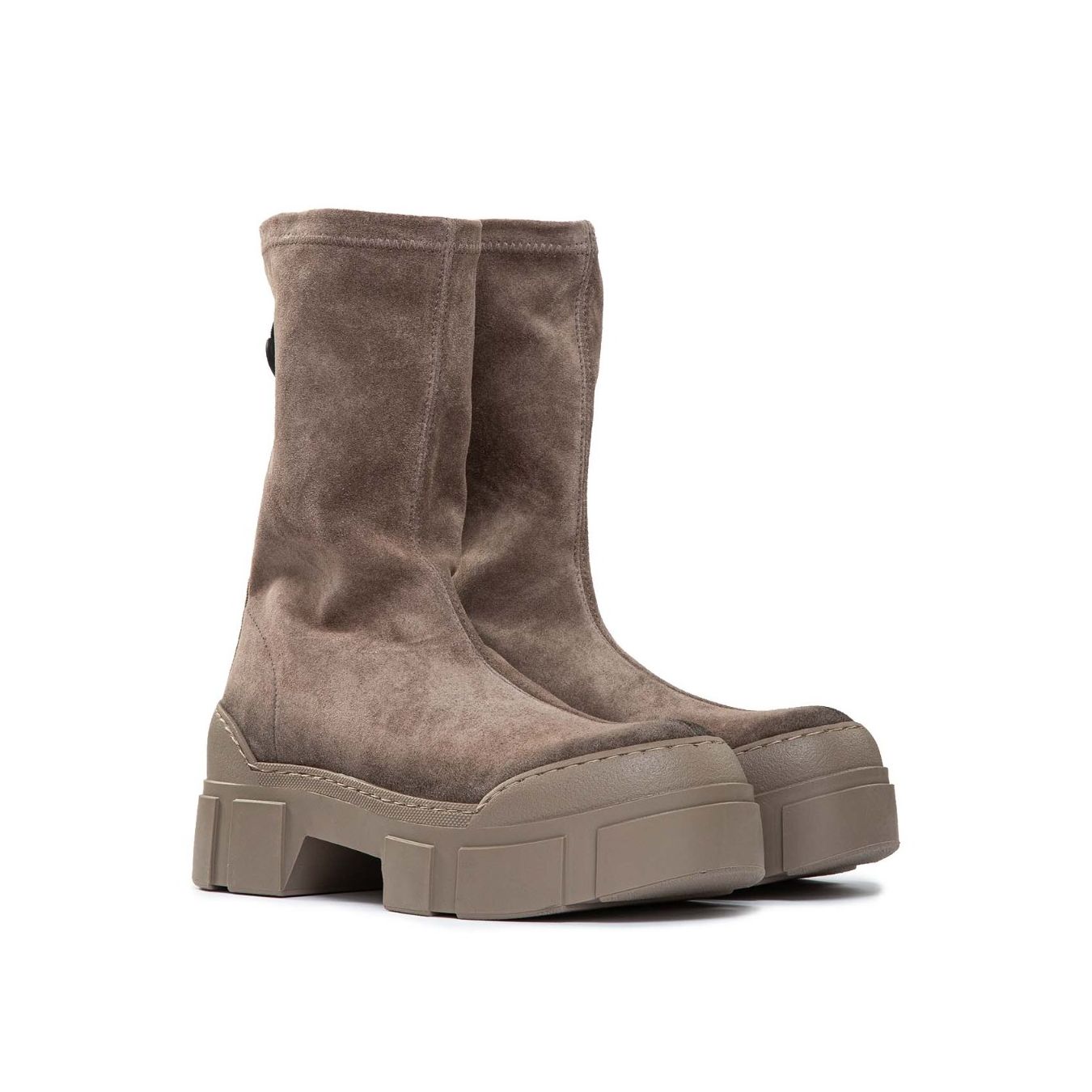 stivaletto nubuck taupe vic matie