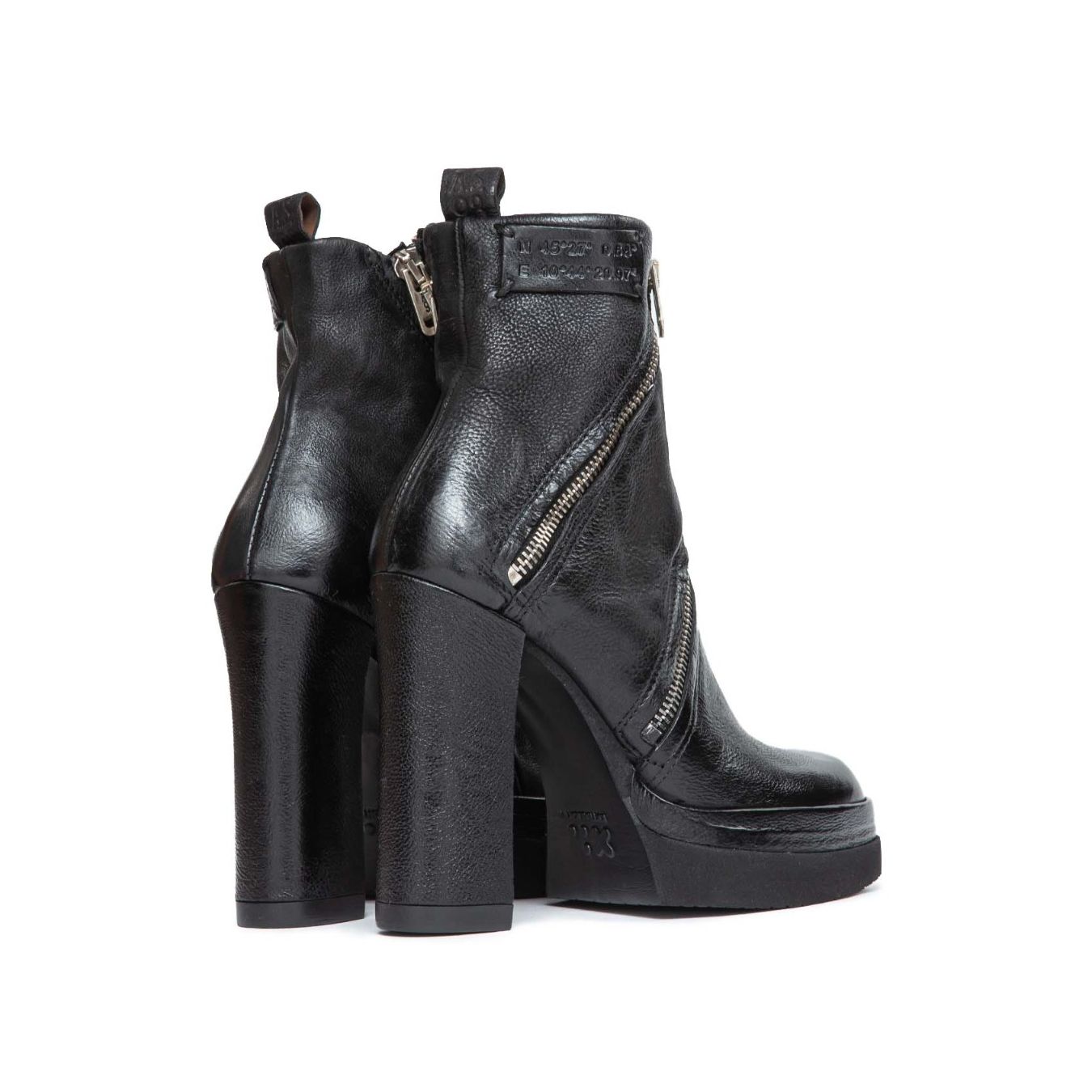 tronchetto pelle nera as98