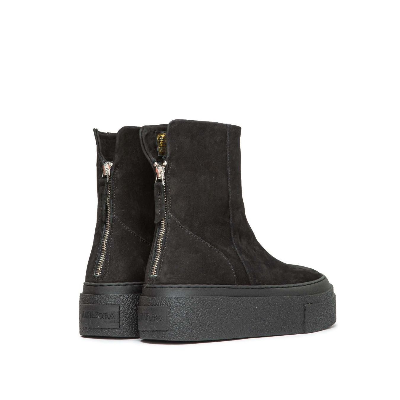 biker MESA in nabuck nero