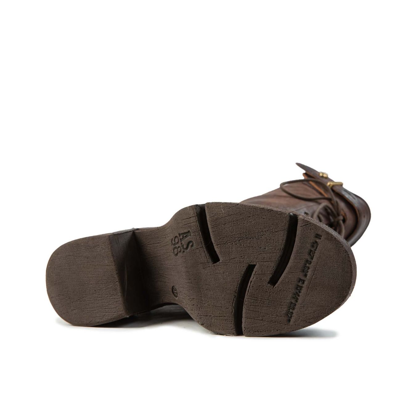 stivali EASY in pelle ebano suola