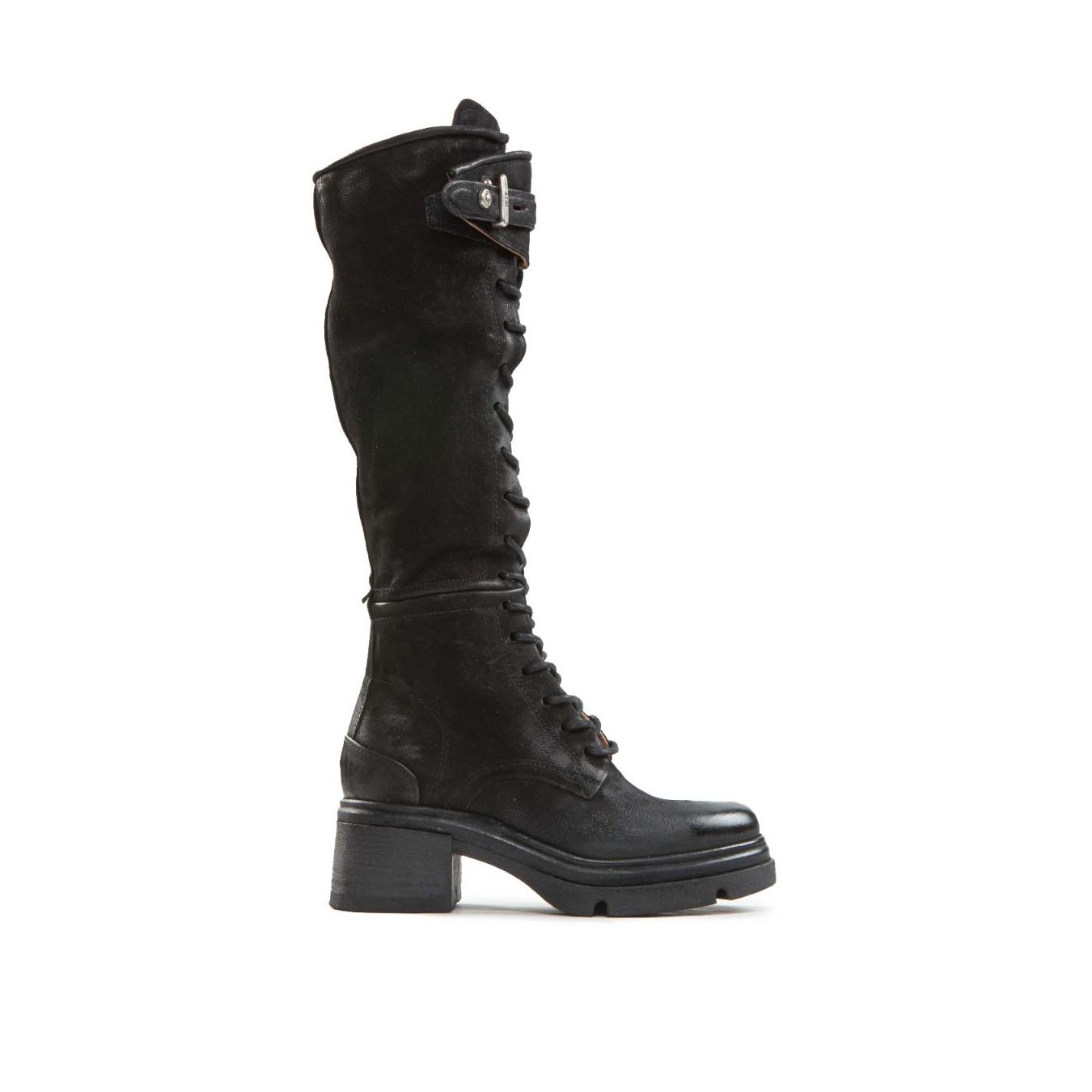stivali EASY in pelle nera 