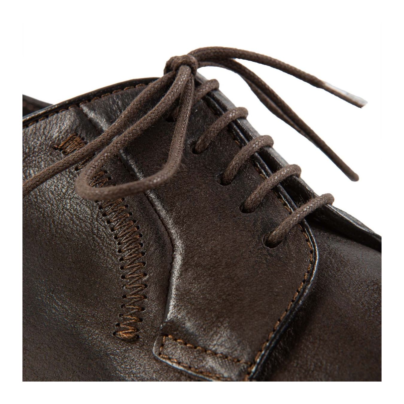 stringata HORSE marrone lavato lacci