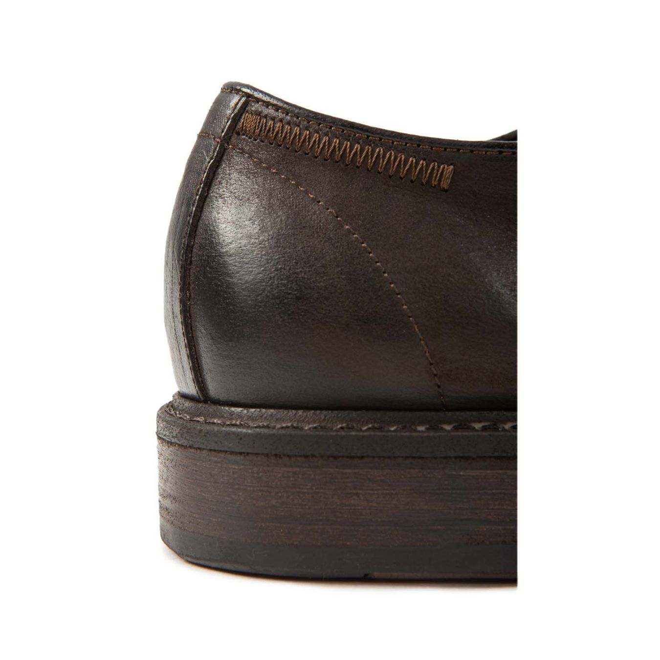 stringata HORSE marrone lavato tacco