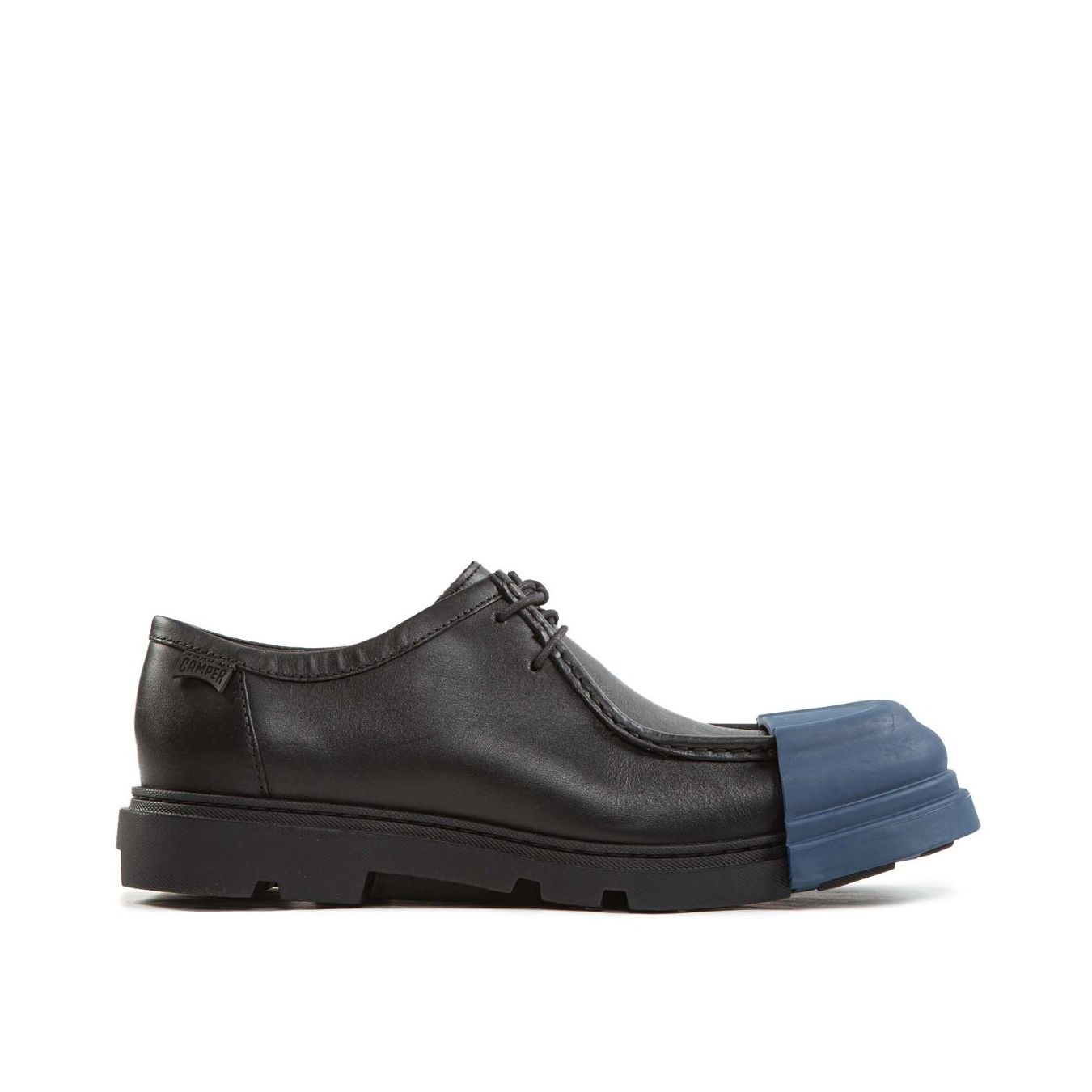 stringata JUCTION in pelle nera