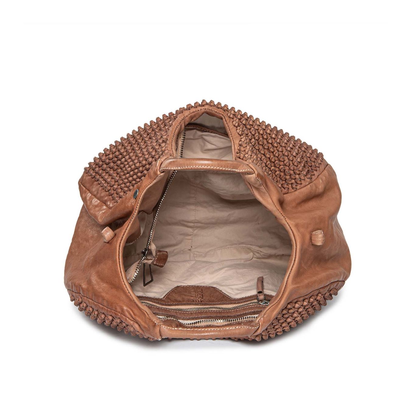 shopper SUSANNA in pelle nude 