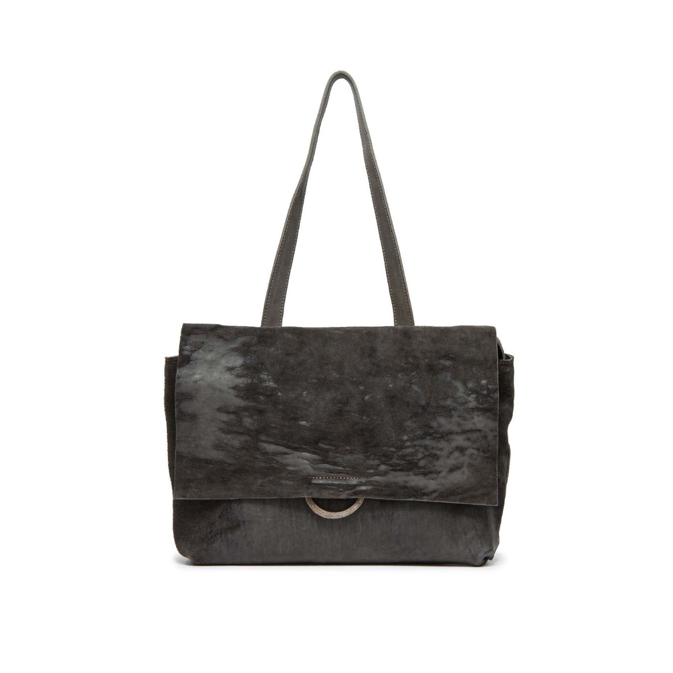 tagliovivo cartella SHOULDER L in pelle grigia 