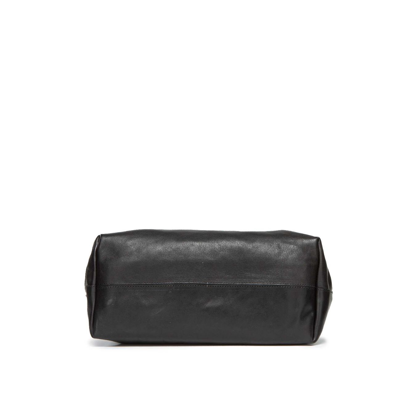 TAGLIOVIVO cartella SHOULDER L SOFT in pelle nera sotto
