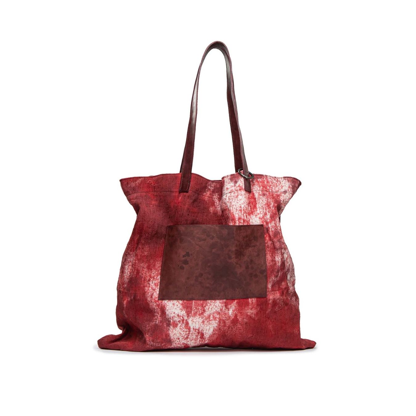 tagliovivo shopper HEMP in tessuto rosso 