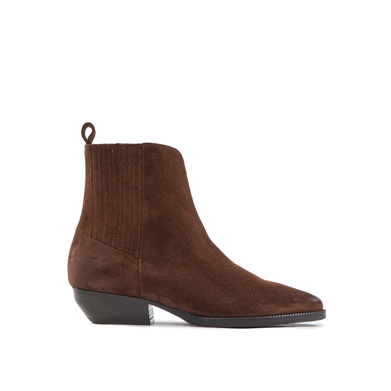 texano beatles in camoscio marrone 