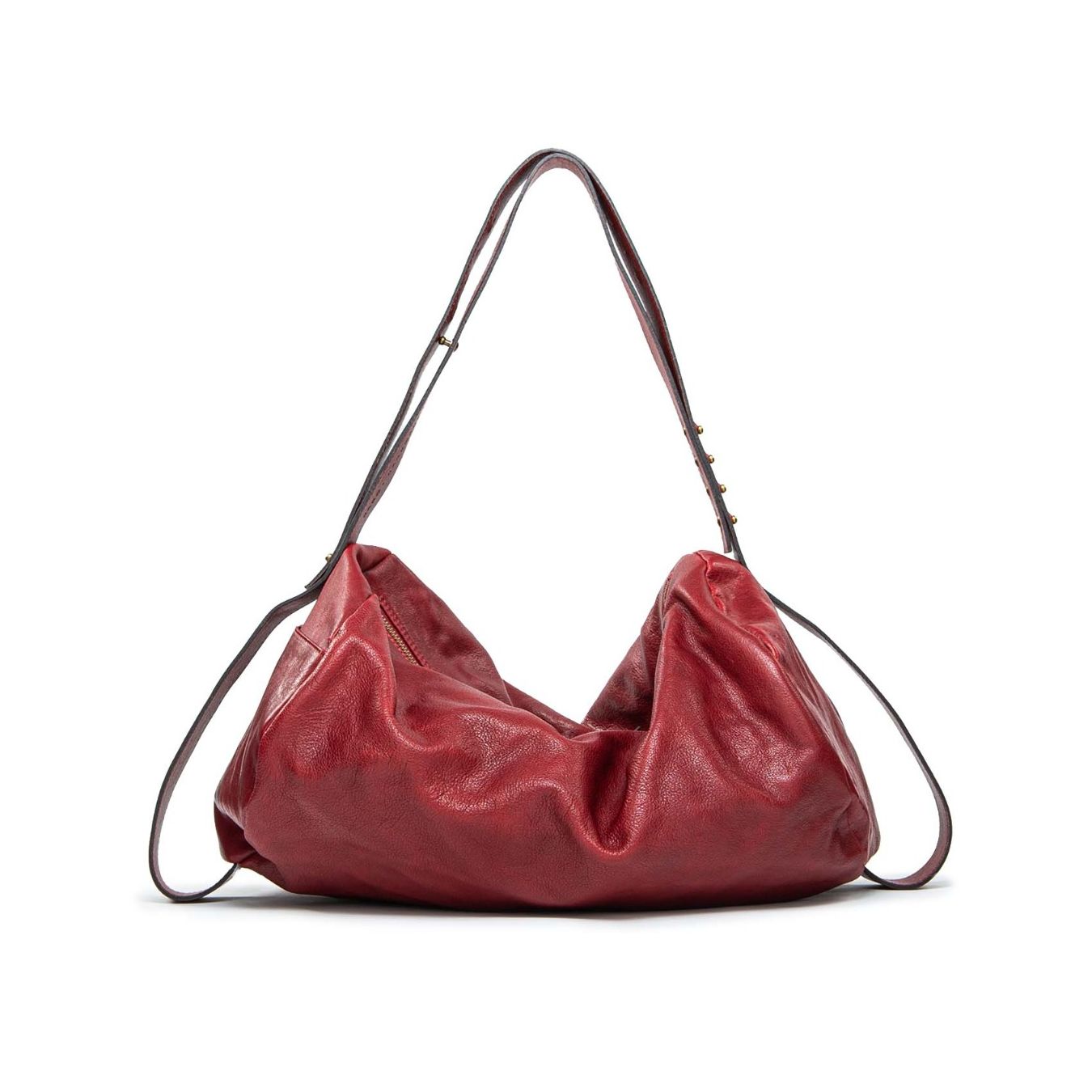 borsa in pelle bordeaux