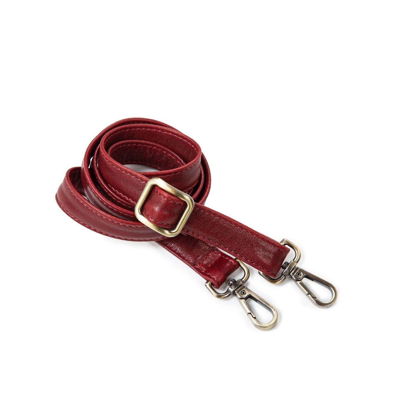 tracolla pelle bordeaux