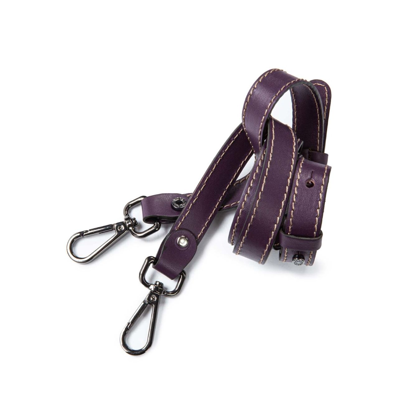tracolla in pelle viola gianni chiarini