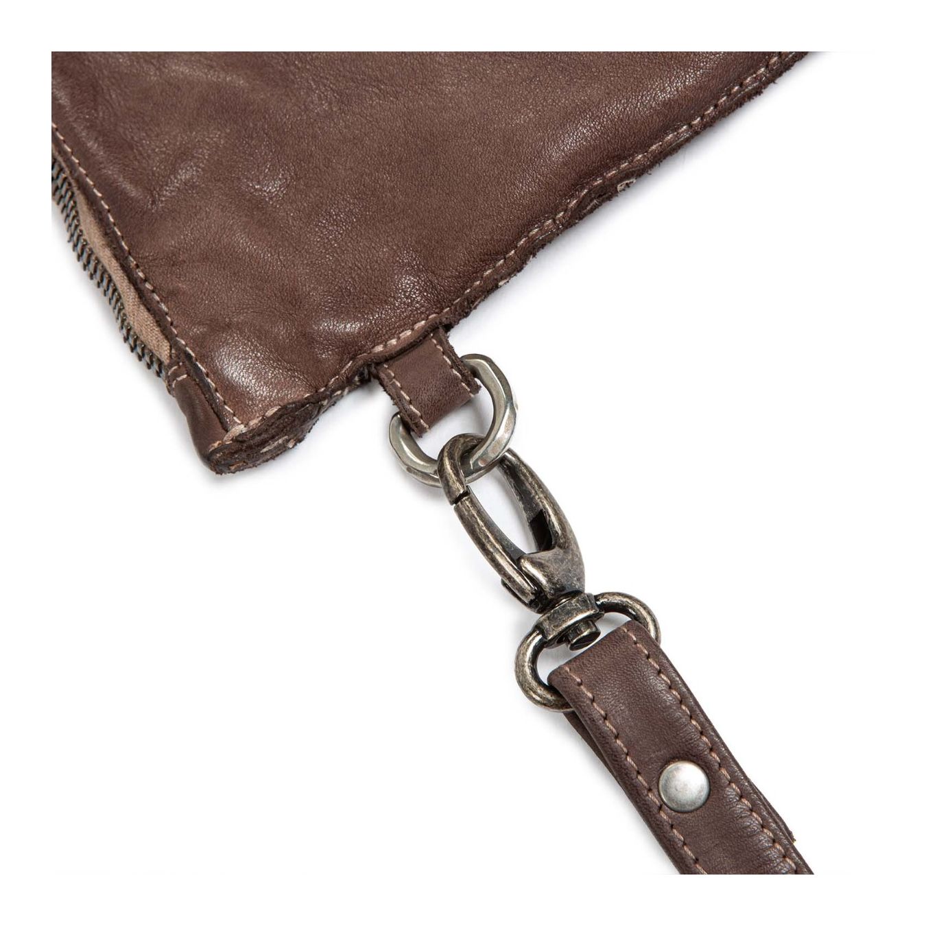 tracolla TRILLY in pelle dark taupe 101 meme tracolla rimovibile
