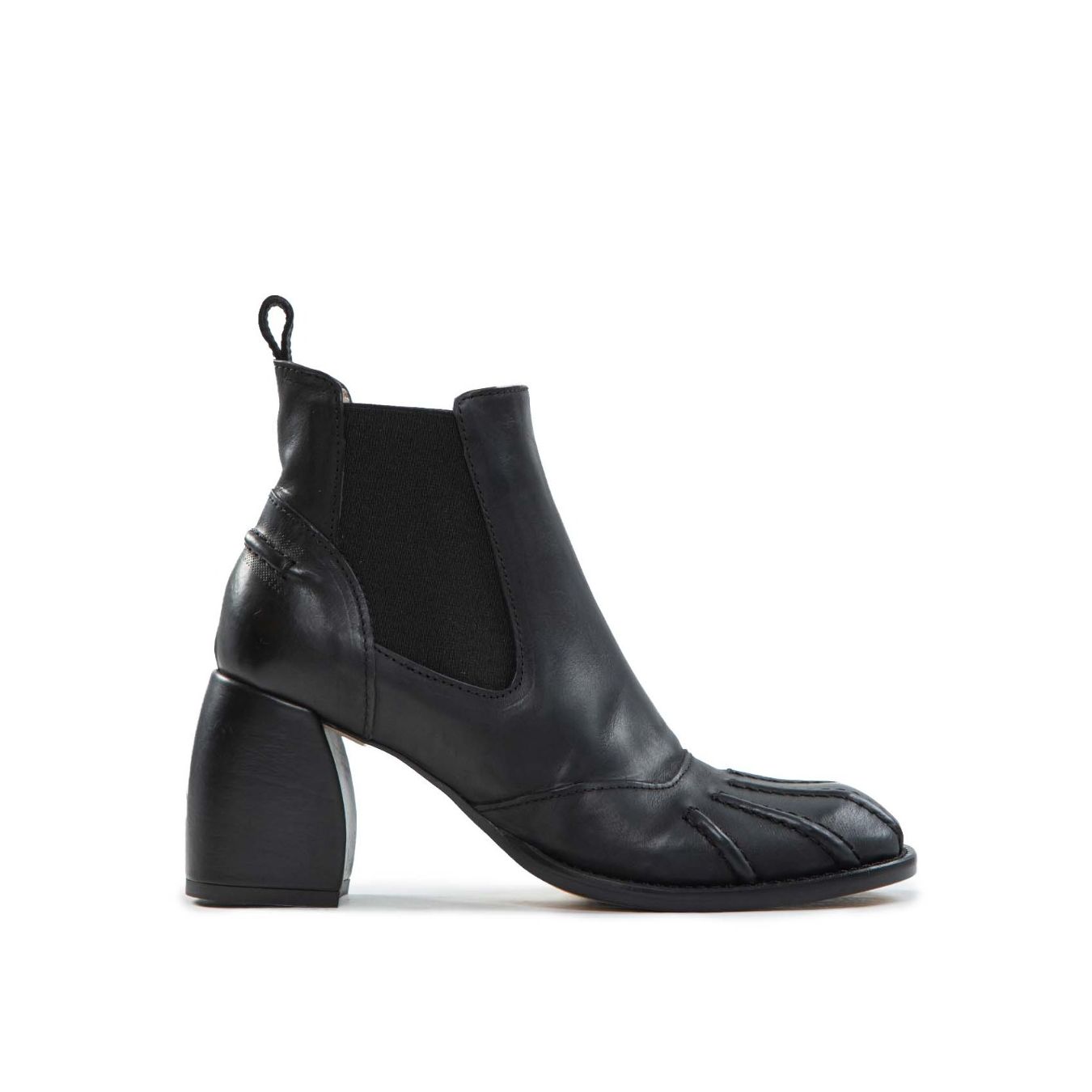 tronchetti beatles in pelle nera 