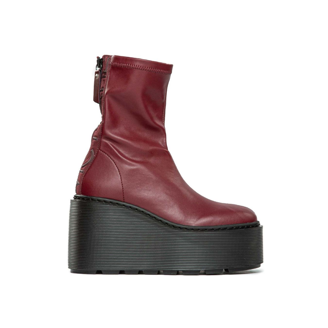 Scarpe tronchetto con zeppa 2025