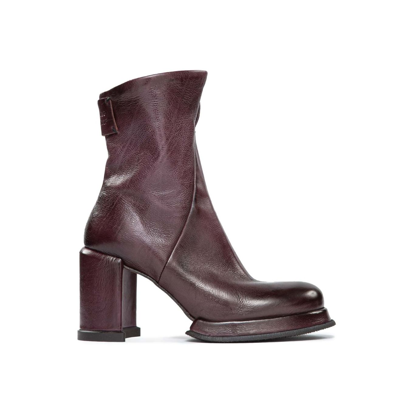 stivaletto pelle bordeaux