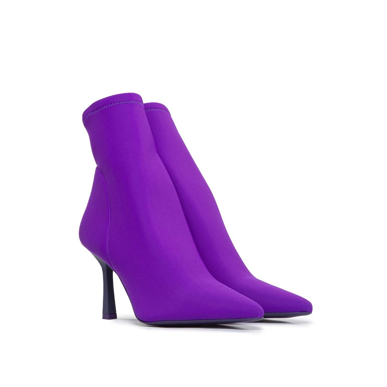 stivaletto stretch calzino viola 