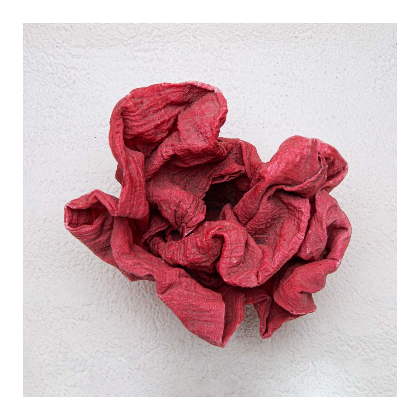 vaso piccolo rosso alice visin  dall'alto