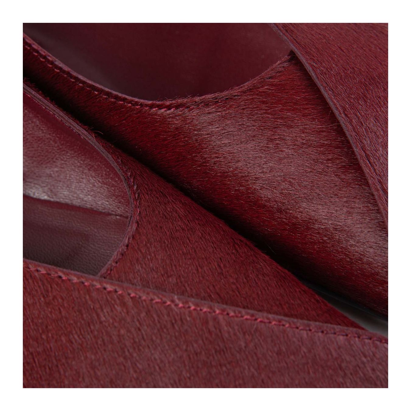 vic matie ballerina in cavallino bordeaux 