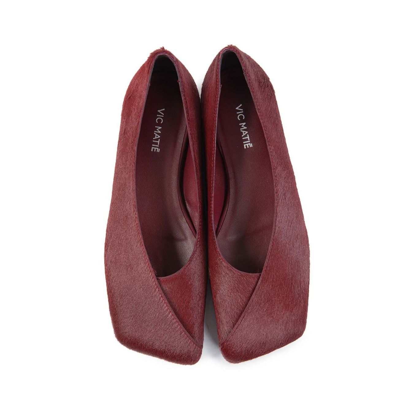 vic matie ballerina in cavallino bordeaux sopra