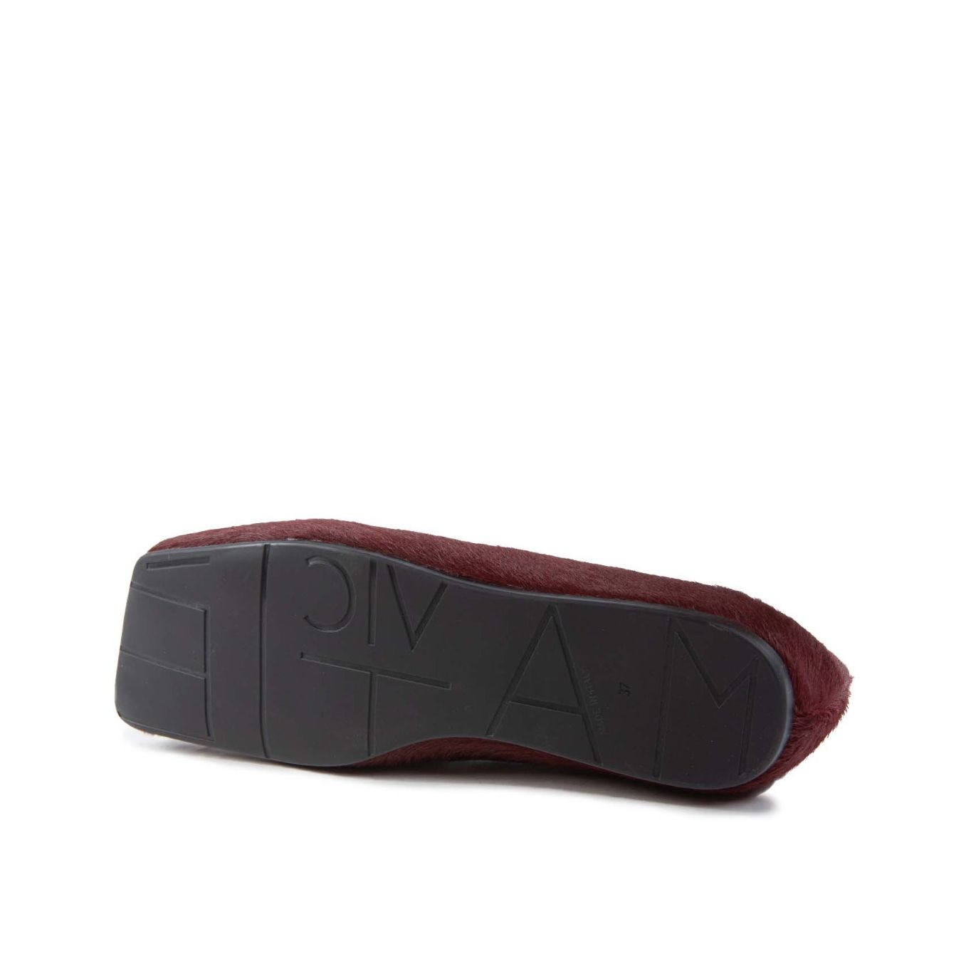 vic matie ballerina in cavallino bordeaux suola