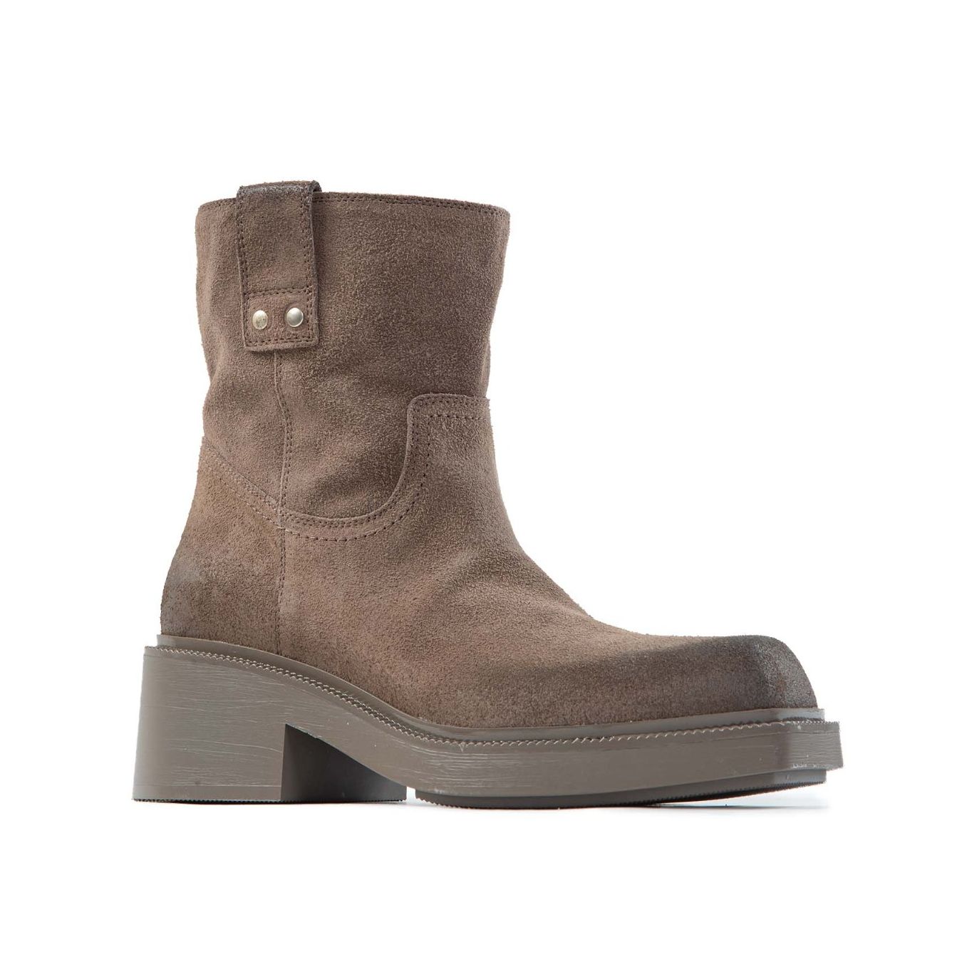 vic matie biker con gancio in metallo in pelle mud tacco