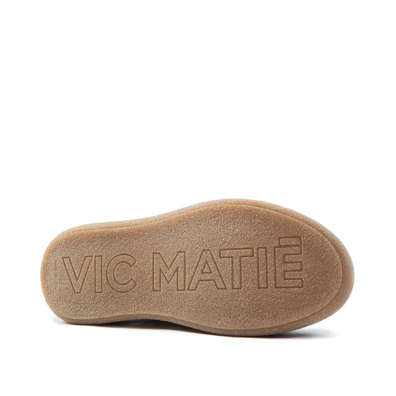 vic matiè biker platform in camoscio marrone suola