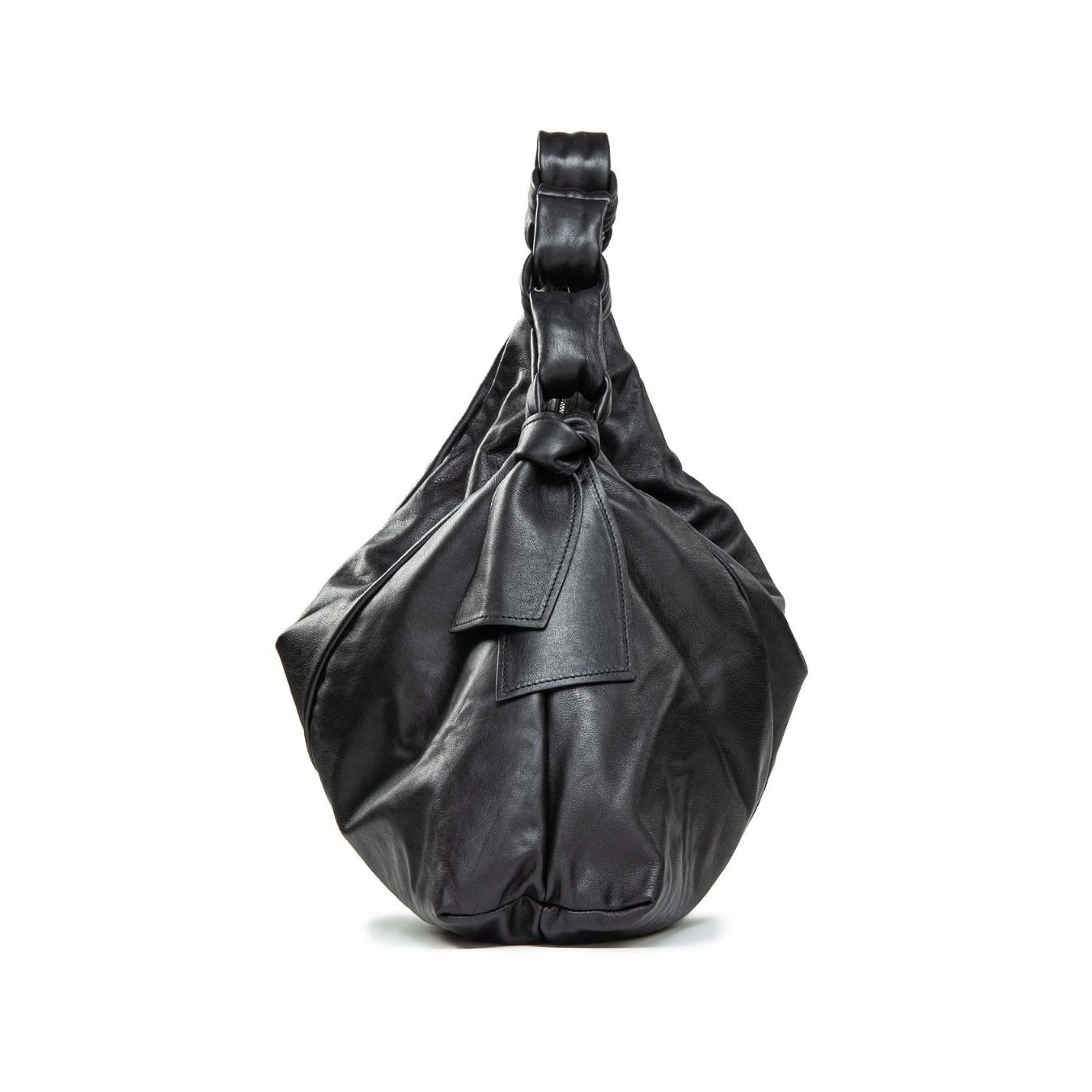 Vic Matié shopping bag pelle nera