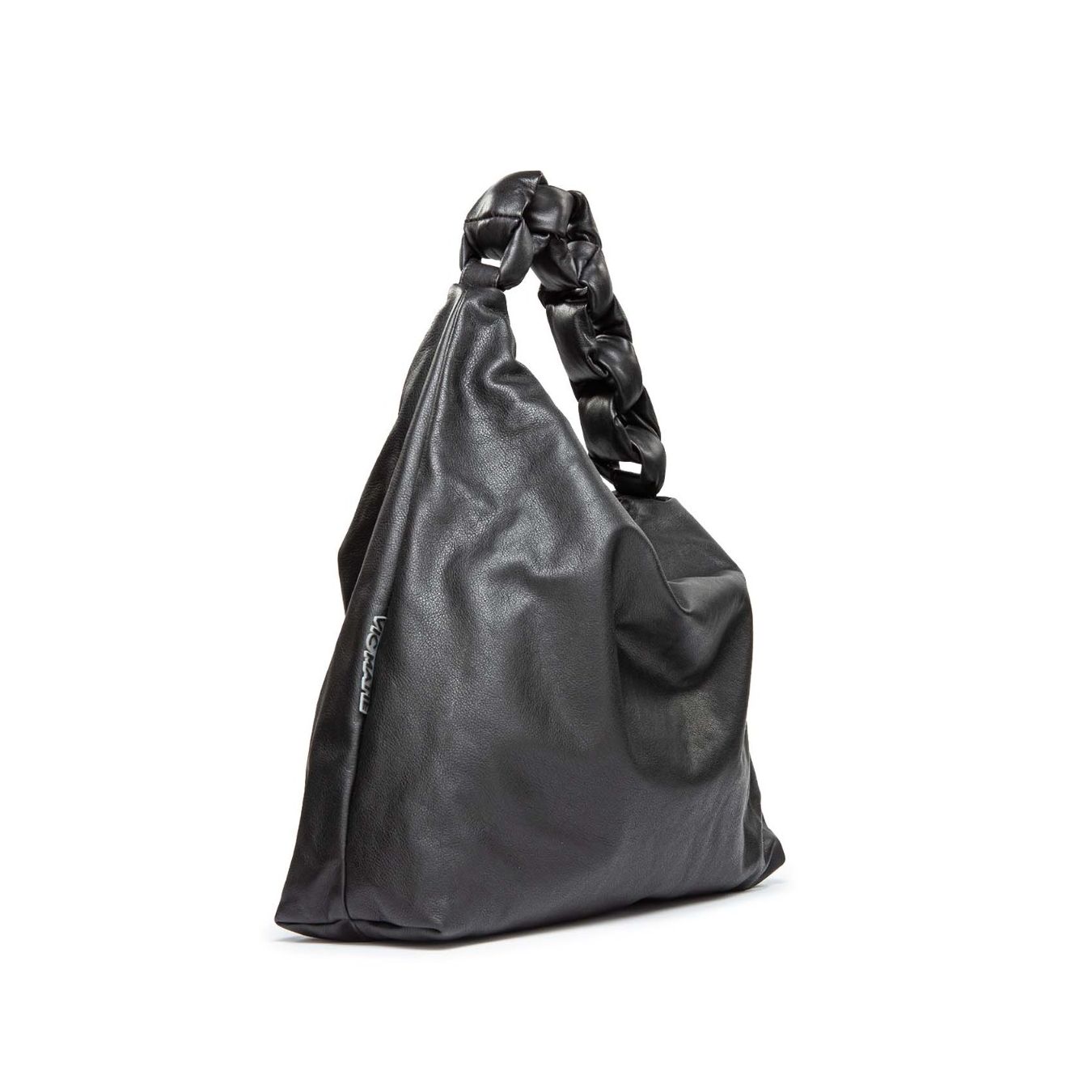 borsa in pelle nera vic matie