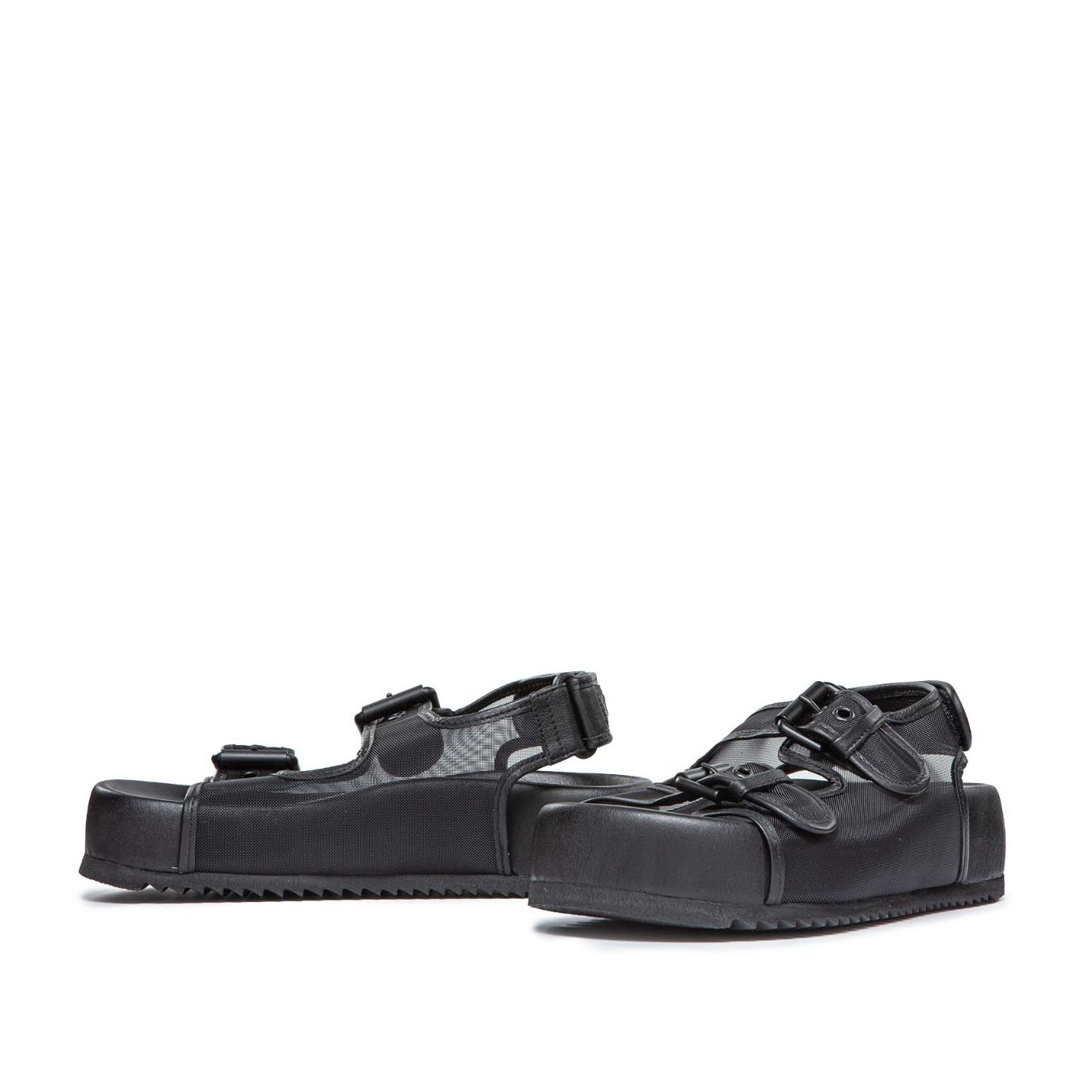 vic matiè sandali fussbett in tulle nero