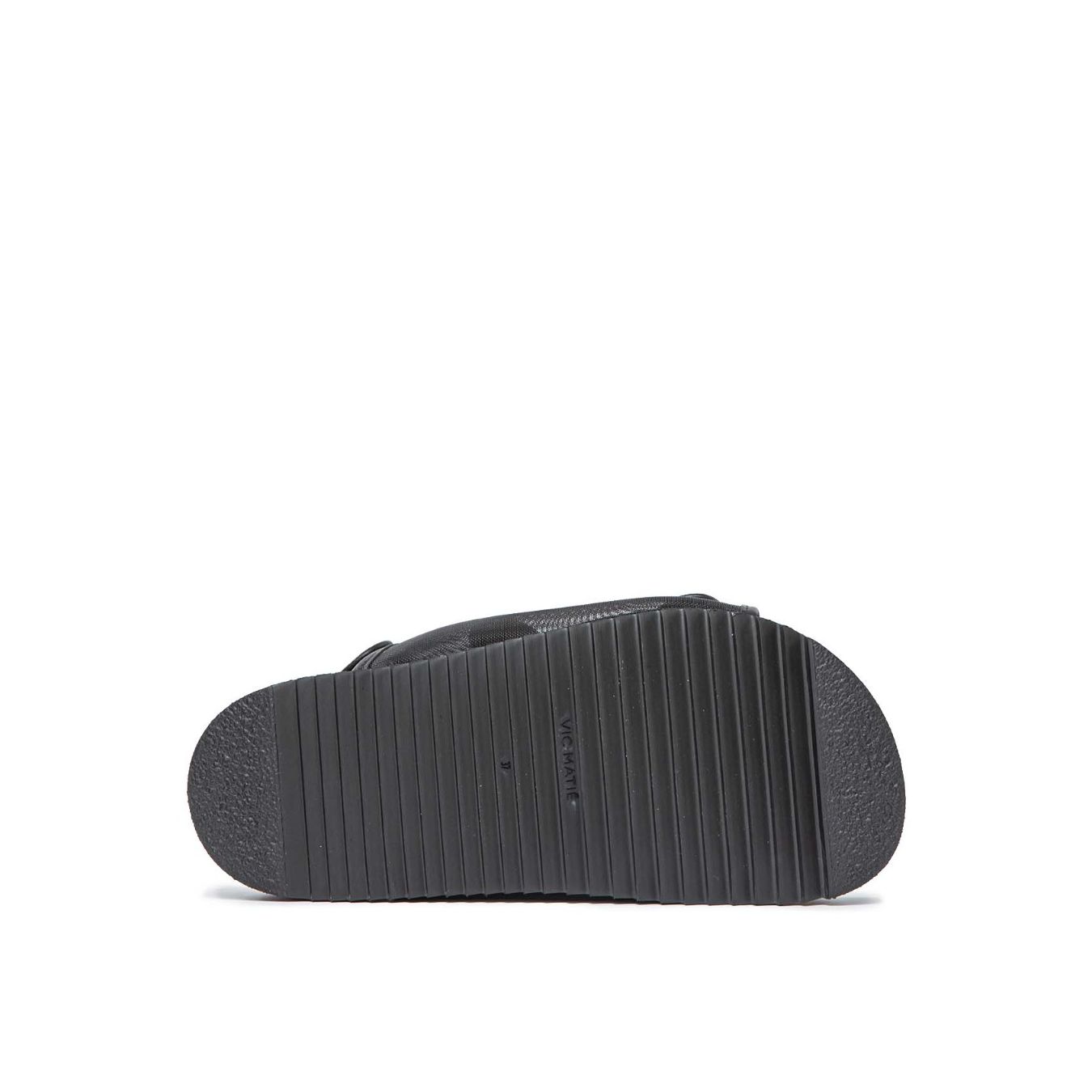 vic matiè sandali fussbett in tulle nero suola