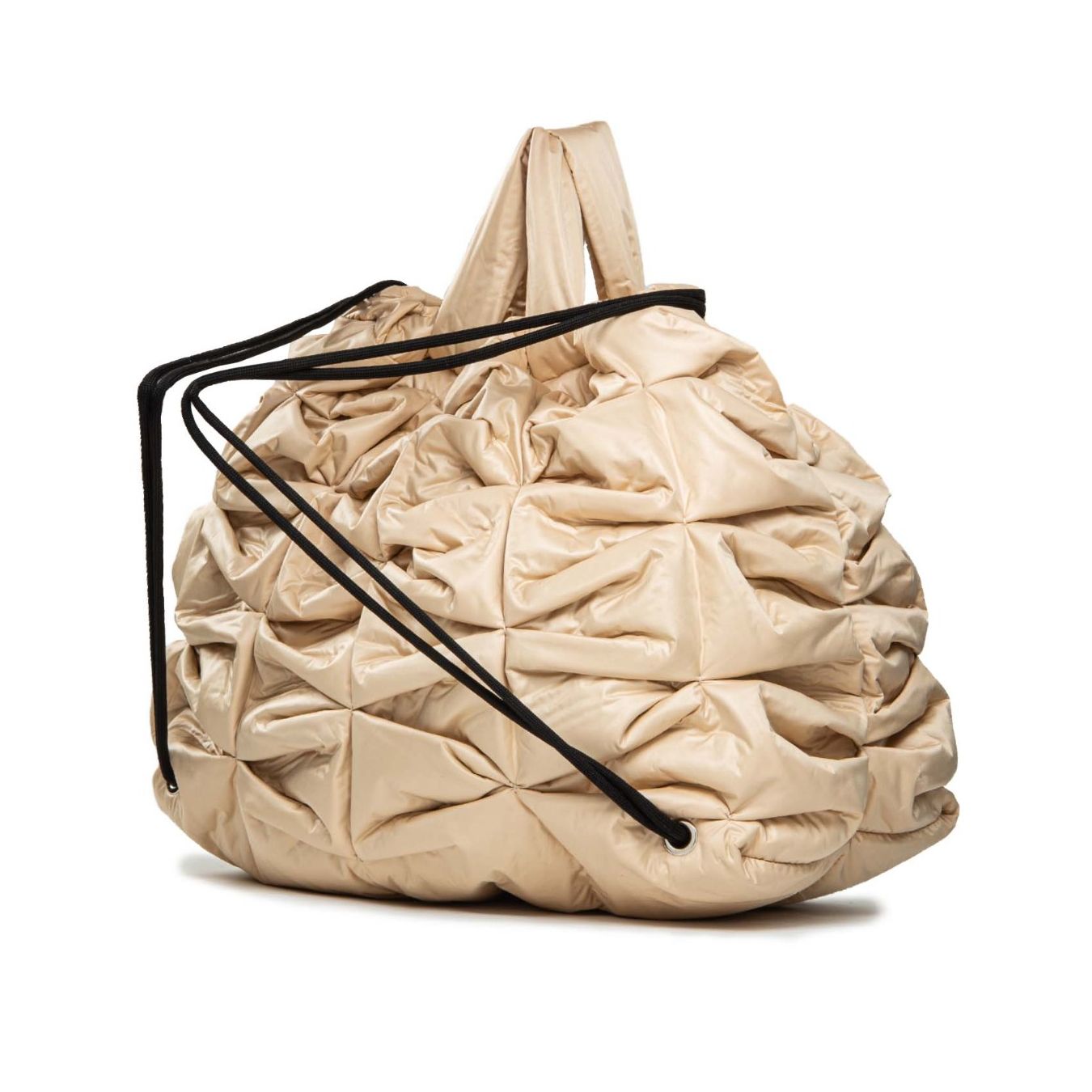  borsa zaino in tessuto beige sand