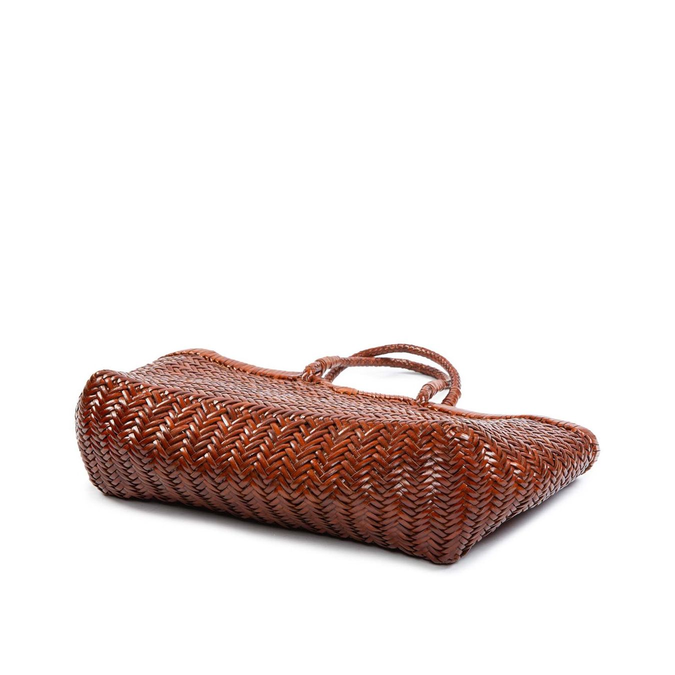 shopper CRUDELIA in pelle cognac sotto