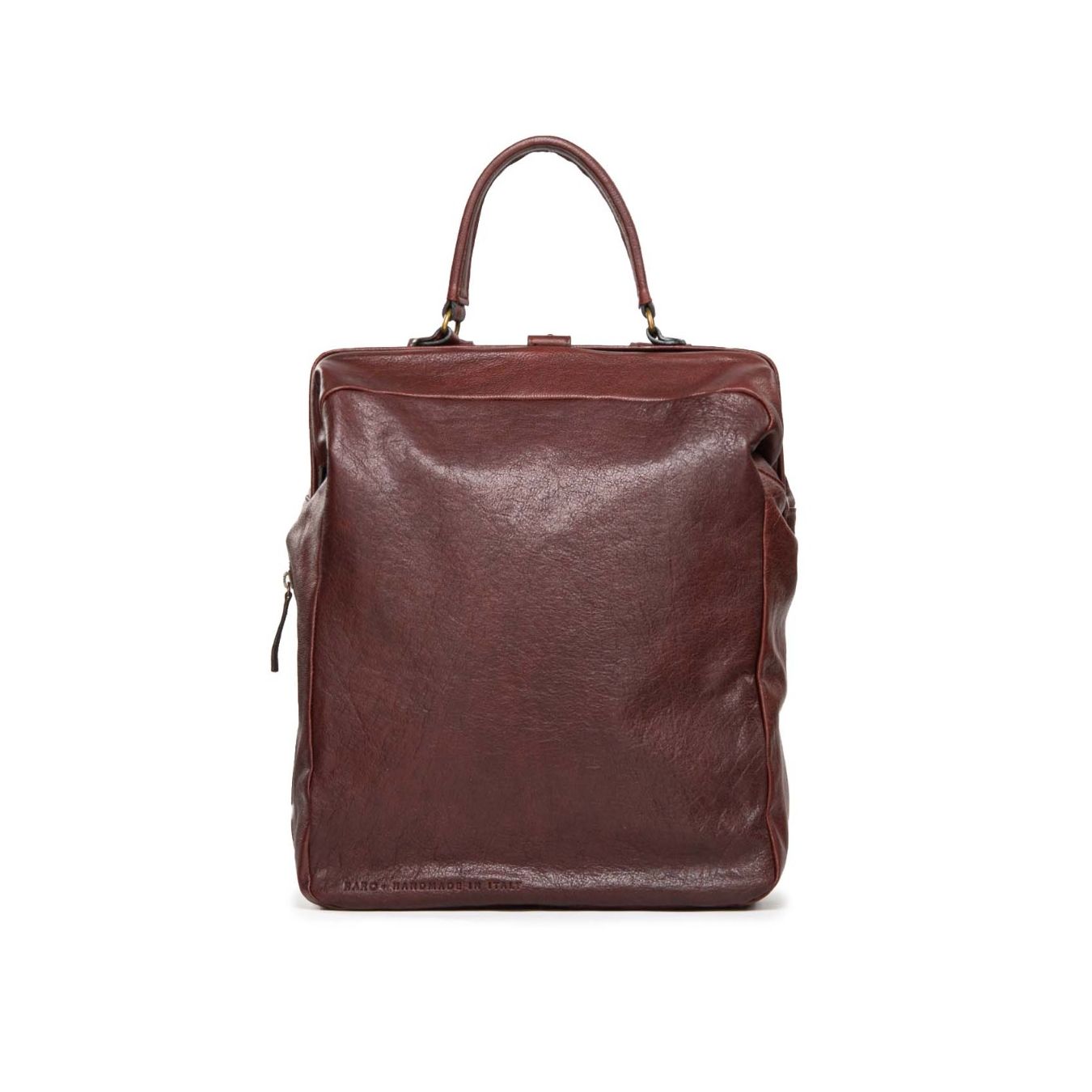 zaino PROFESSORE in pelle marrone