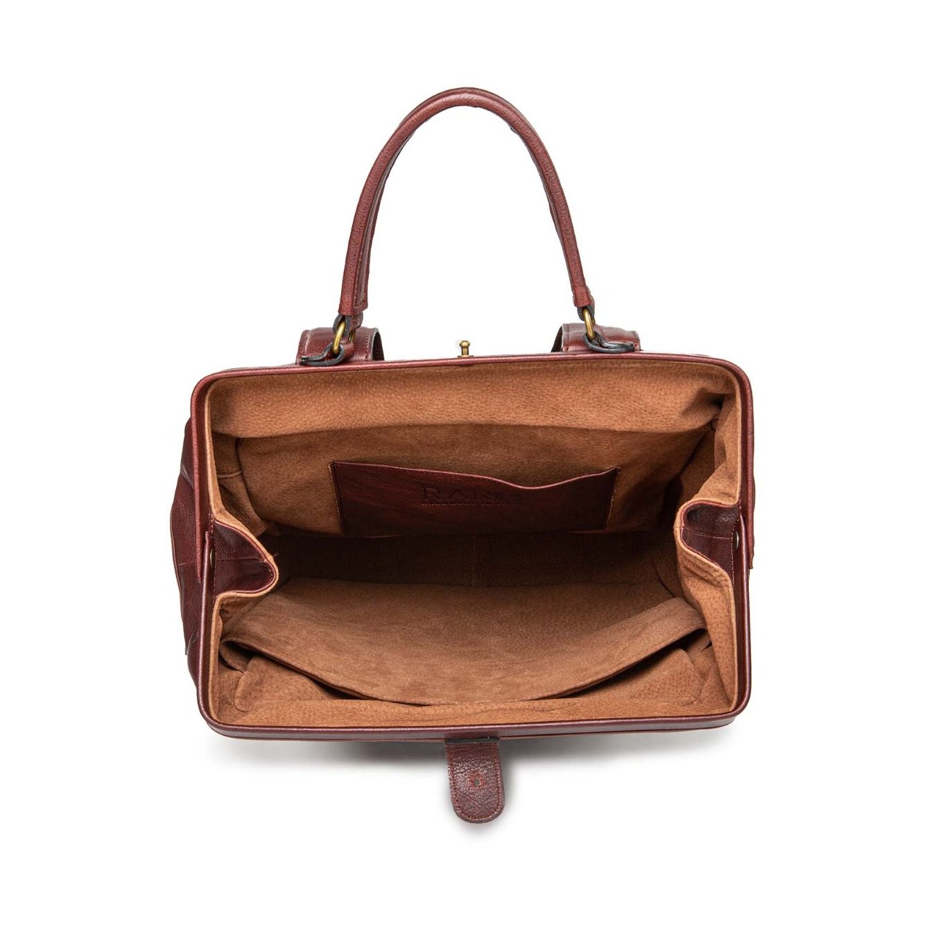 zaino PROFESSORE in pelle marrone
