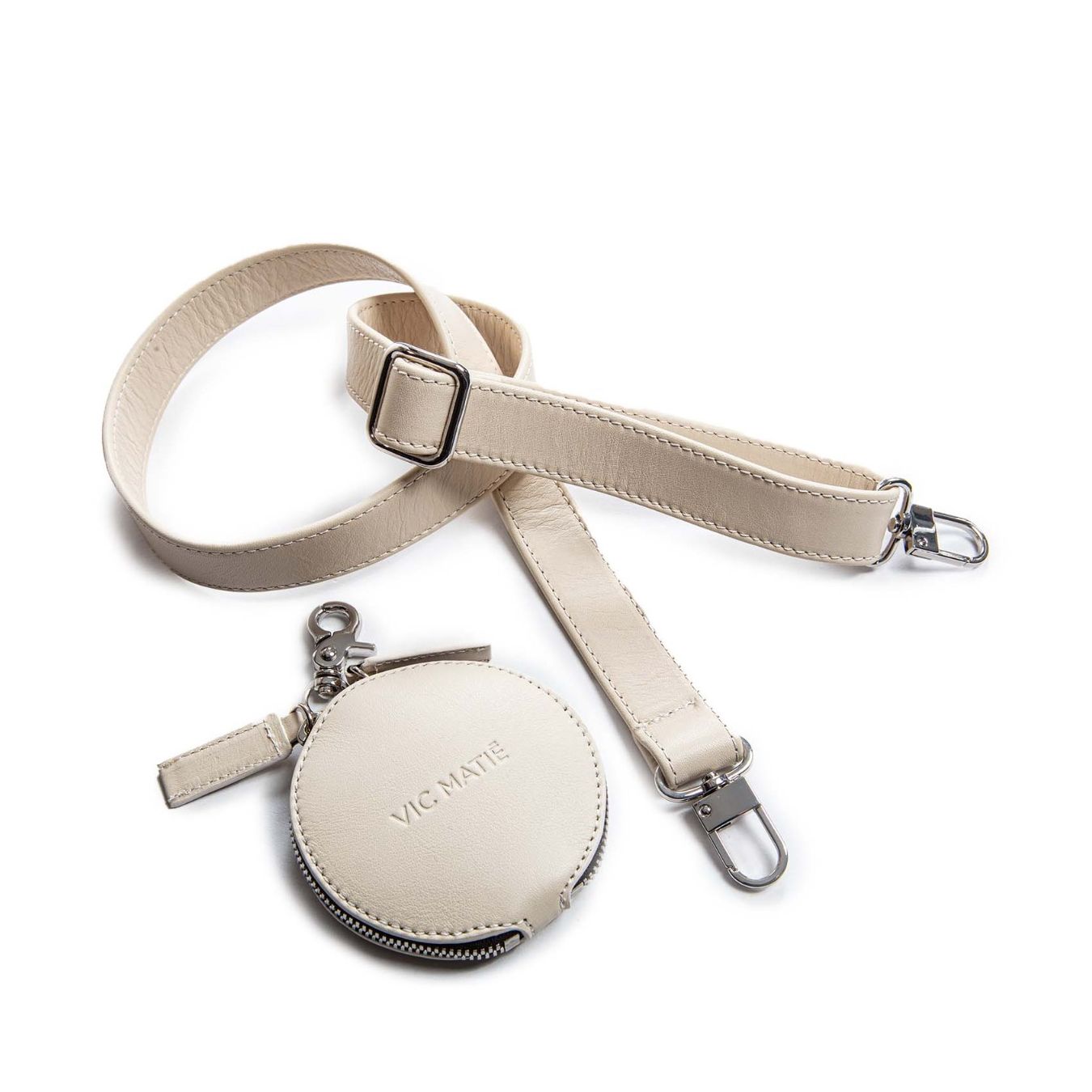 zaino patta in pelle osso accessori