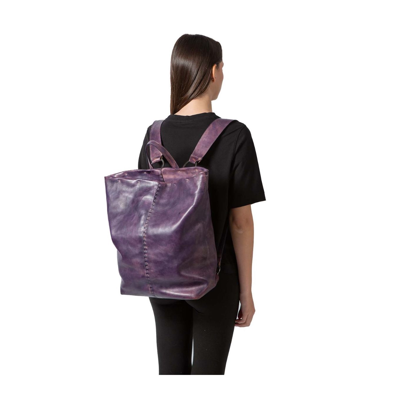 zaino sheild viola indossato