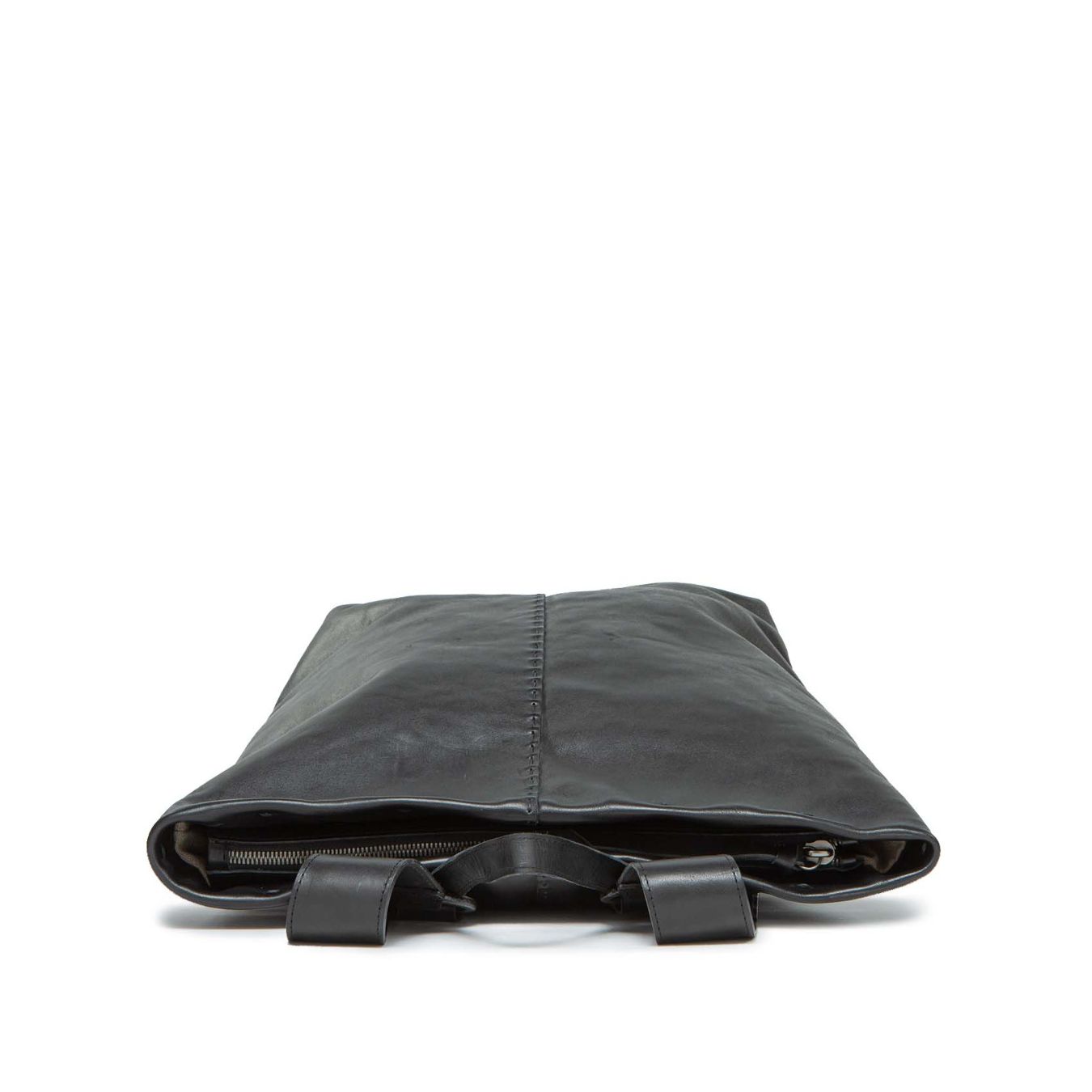zaino SHIELD in pelle nera 