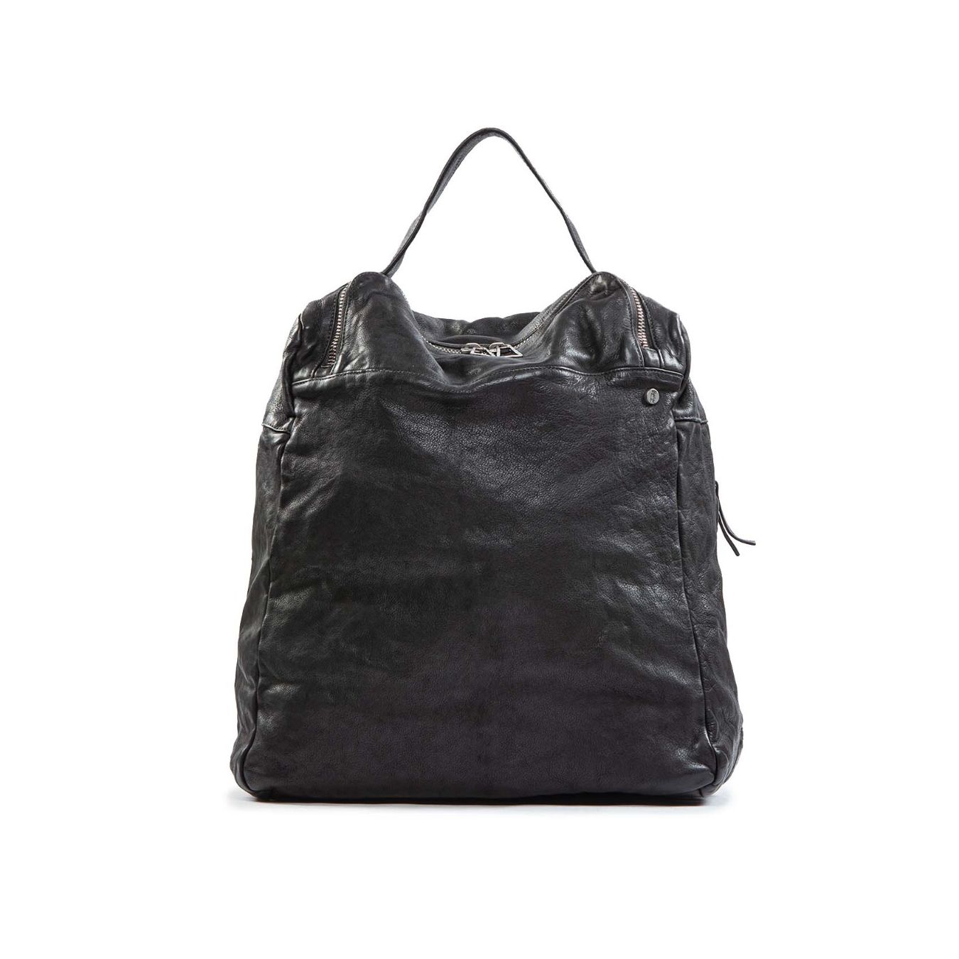 zaino TIZIANO in pelle nera