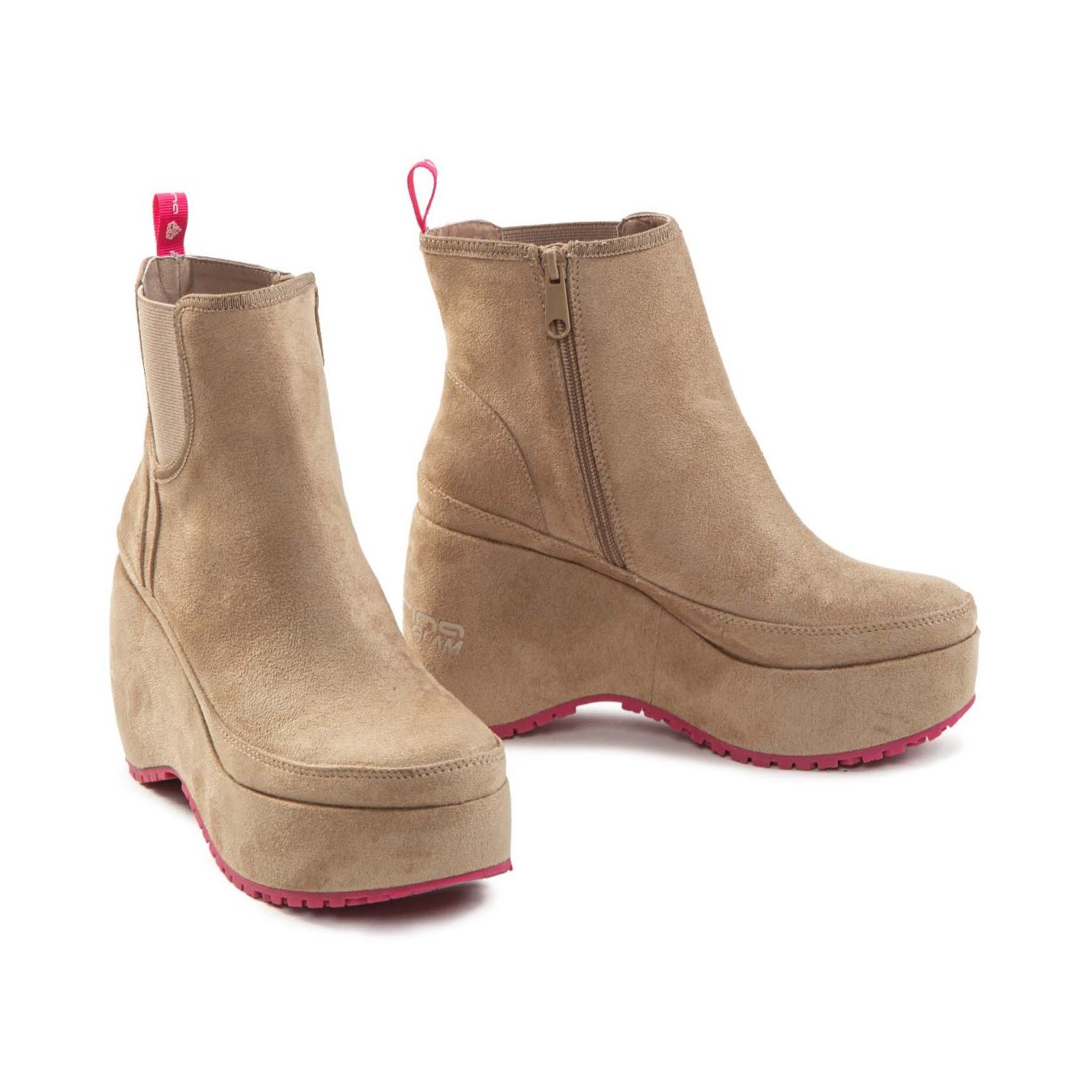 zeppa BEATLES BUBBLE taupe zip