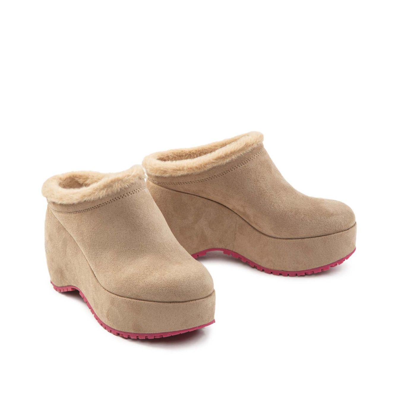 zeppa SABOT BUBBLE taupe  lato
