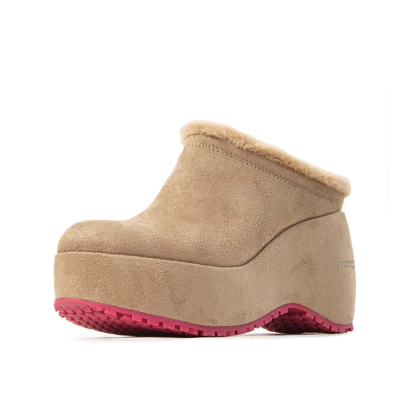 zeppa SABOT BUBBLE taupe  profilo