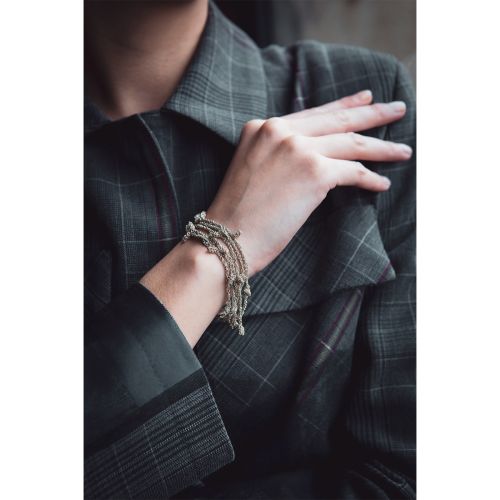 bracciale FILO SPINATO in argento 925 