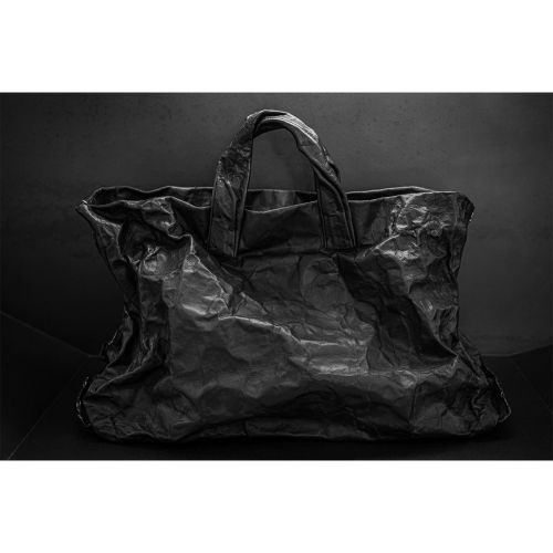 shopper ANIMA in pelle nera