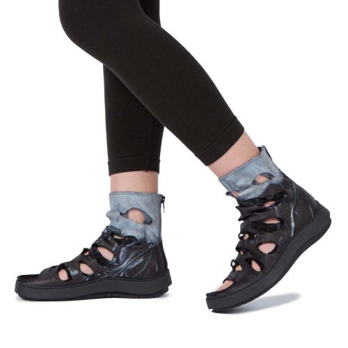 sandali gladietor TASK in pelle lavagna 